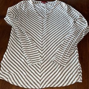 Red by buckle long sleeve shirt